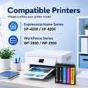 Remanufactured Ink Cartridges Replacement for Epson 232XL Ink Cartridges Combo Pack Latest Upgrade (10-Pack) for 232 XL Ink Work with XP-4200 XP-4205 WF-2930 WF-2950 Printer, (4BK/2C/2M/2Y)