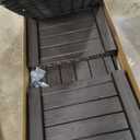 Keter 150 Gallon Resin Large Deck Box Organization and Storage Box for Patio, Outdoor Cushions, Garden Tools, Brown