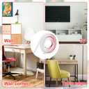Cord Hider, Self Adhesive White Wire Covers for Cords TV on Wall PVC Material 200cm/78.74in Cable Concealer Wire Organizer Cord Trunking for Cable Tidy Management Conduit Home Office