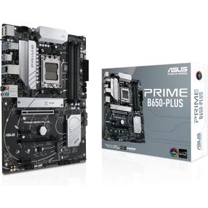 ASUS Prime B650-PLUS AMD B650 AM5 Ryzen Desktop 9000 8000 and 7000 ATX Motherboard, DDR5, PCIe 5.0 M.2, 2.5Gb LAN, DP, HDMI, SATA 6Gbps, USB 3.2 Gen 2 & 1 Type-C, BIOS Flashback, USB4 Support