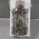 Christmas Snow Globe Lantern Water Glittering Christmas Tree Crown with Music, USB Lined/Battery Operated Lighted Lantern for Christmas Festival Decoration Gifts