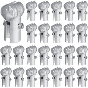 Tandefio Pipe Clamp Chain Link Fence T Clamp Galvanized Steel End Rail Clamp for OD Pipe, Bolts and Nuts Included(24 Pcs,1-3/8") Tandefio Pipe Clamp Chain Link Fence T Clamp Galvanized Steel End Rail Clamp for OD Pipe, Bolts and Nuts Included(24 Pcs,1-3/8")