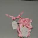 AIMUDI Baby Pink Satin Ribbon Bows 3.5'' Bows for Gift Wrapping Premade Satin Bow with Card Pretied Bows for Wine Bottles Treats DIY Crafts Wedding Bridal Baby Shower Birthday Holiday Decor, 24 PCs
