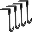 Christmas Stocking Holder Hanger,4 or 6 Pack Stocking Holders for Fireplace and Mantle for Xmas Holiday Party Decorations