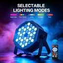 U`King 36 LED RGB Stage Par Lights by Remote DMX Control, 2pack