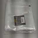 Barossa Design Small Shower Curtain for Shower Stall Size 36 x 72 inches, PEVA - Waterproof, Eco-Friendly, Non-Toxic, Odorless, PVC Free, Metal Grommets (Clear)