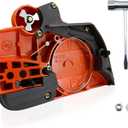 Clutch Cover Chain Brake Assembly for Husqvarna 450 450e 445 445e Rancher Chainsaw Replace 544097901 544097902