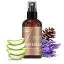 Seven Minerals Anti-hair Loss Treatment - Magnesium Spray for Men and Women | Made in USA - 100 Percent Natural and Organic | eBook Included (New)