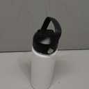 Fijinhom 18oz Insulated Stainless Steel Water Bottle, Wide Mouth Double Wall Vacuum, Silicone Straw, Sweat & Leak Proof, BPA Free Insulated Water Flask for Travel, Keep Cold 24h Hot 12h, White