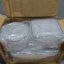 40 Pcs 84oz Large Food Storage Containers with Lids, Reusable Meal Prep Containers for Kitchen Storage, Airtight Leakproof & BPA-Free Freezer, Microwave & Dishwasher Safe