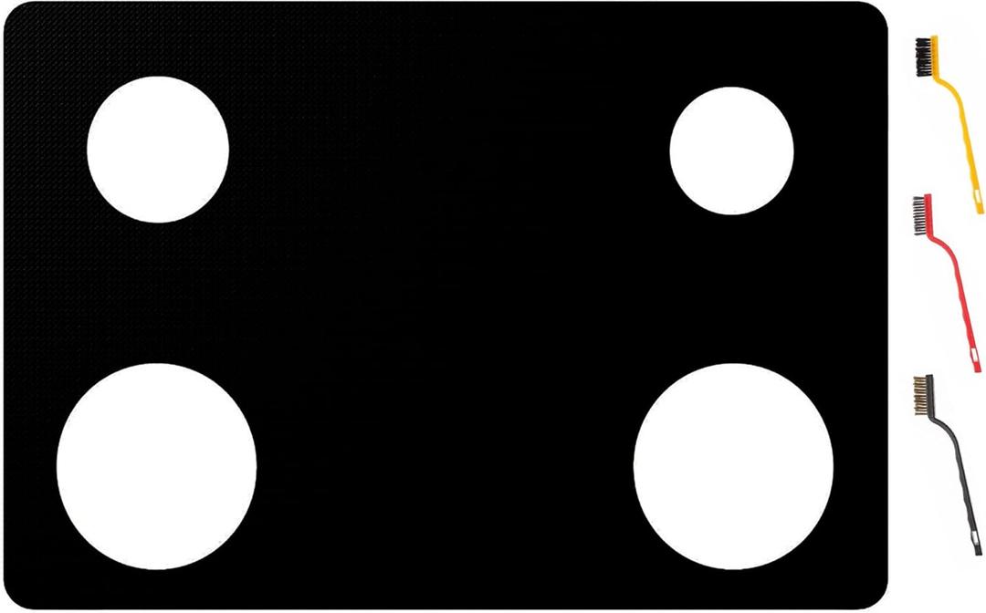 Stove Cover For Whirlpool 30 Inch Gas Stove Protectors 4 Burners Model WFG515S0JW WFG515S0EW WFG515S0JB WFG515S0ES WFG515S0MS, Upgraded 0.5MM Reusable Splatter Guard Stove Protector Liner