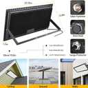 XYCN 600W LED Stadium Flood Lights Outdoor(3050W Equivalent),67500LM Super Bright LED Arena Lights,100-277V IP66 Waterproof 5000K Daylight White Commercial Lighting for Sports Fields and Counts, 600W LED Flood Light 1pack