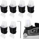 PEUTIER 6pcs Replacement Spout for Contigo Aubrey, Silicone Water Bottle Mouthpiece Replacement Lid Parts Mouth Piece Accessories for Contigo Water Bottle 14oz/20oz for Kids (Spout Only)