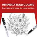 Permanent Markers Ultra Fine Tip, 96 Pack Black Quick-Drying and Fade-Resistant Permanent Markers Bulk Set for Writing and Drawing on Wood, Plastic, Metal, Glass, Ideal for Office School Supplies