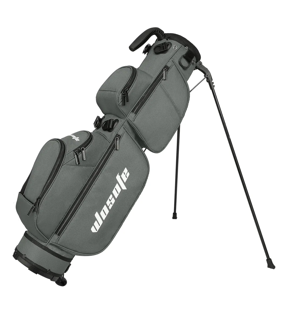 Golf Stand Bag for Men Women 3-Way Dividers Lightweight Par 3 Driving Range Executive Courses Portable and Durable with Adjustable and Detachable Dual - Shoulder Straps Rain Cover