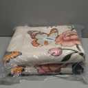 Area Rug for Living Room 5'x7' - Floral Butterfly Print 5x7 Area Rugs for Living Room Soft Black Washable Rugs Ultra-Thin Indoor Door Mat