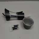 Manual Ear Wax Removal Kit - One-Hand Control Ear Cleaner Tool, Easy to Use Ear Irrigation Flushing System with Soft Silicone Tip for Effective & Safe to Clean Ear Built Up Wax Home Use(Black)