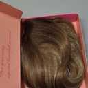 Molefi Hair Toppers for Women with Thinning Hair,18 Inch Long Layered Topper,Synthetic Wiglets Pieces For Women 6.5"x6.5"Large Base for Daily Use (Ombre Brown Blonde)