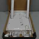 Keyboard Tray Under Desk Pull Out with Extra Sturdy C Clamp Mount System, 27.3 (32.5 inch Including Clamps) x 11 Inch Slide-Out Platform Computer Drawer for Typing White
