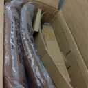 Leather Office Chair with Removable Armrests, Mid Back Ergonomic Desk Chair with Lumbar Support, Adjustable Height Rocking Swivel Executive Chair for Home Office, Brown