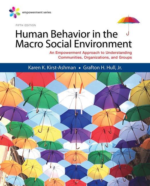Empowerment Series: Human Behavior in the Macro Social Environment (Book)