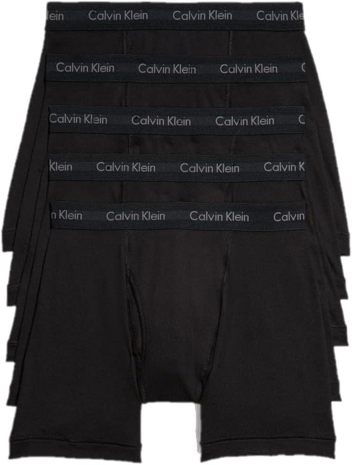 Calvin Klein Men's Cotton Classics 5-Pack Boxer Brief (Medium)