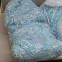 Welacer Shredded Memory Foam Filling 10lbs for Bean Bag Filler, Pillow Stuffing Cushion Arts Crafts Refill, Without Added Gel Particles, Premium Soft and Great for Stuffing, Multi Color and Shape