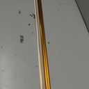 Golden Wall Corner Protector, 4Pcs, Length 35.4in, Width 0.4in - Self Adhesive Metal Corner Protector for Aluminum Trim molding, Cabinet Edge Guard, Easy to Install