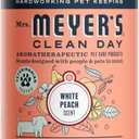 MRS. MEYER'S Clean Day Dog Deodorizing Spray, White Peach Scent, 8oz (8 Fl Oz (Pack of 1))