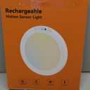 Rechargeable Motion Sensor Ceiling Light with Remote - Magnetic Wireless Ceiling Light Battery Powered for Closet Shower Stairs Shed Hallway ect (1 Pack, 3 Colour Temperatures)