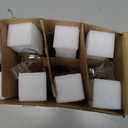 Hortsun 8 Pieces Electric Window Candle with Pewter Plated Base Window Candle Light Sensor Turns with Automatic On/Off for Home Christmas Holiday Party Decorations