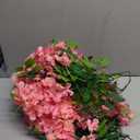 LUZOGA 20 Pack Artificial Wisteria Hanging Flowers Fake Wisteria Flower Garland Silk Vines Rattan Decor for Home Wedding Arch Wall Garden Greenery Bedroom Outdoor Office Party Decoration (Light Pink)