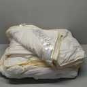 Rose Cose White Goose down comforter , Average White , Queen size 90 in x 90 in, 28 oz 