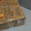 WLIVE Dresser with 4 Drawers, Fabric Storage Tower, Organizer Unit for Bedroom, Hallway, Entryway, Closets, Sturdy Steel Frame, Wood Top, Easy Pull Handle, Rustic Brown Wood Grain Print