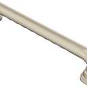 Moen Home Care Bathroom Safety 16 Inch Designer Stainless Steel Handicap Grab Bar for Bathtub and Shower, Concealed Screws, Brushed Nickel, LR8716D3BN
