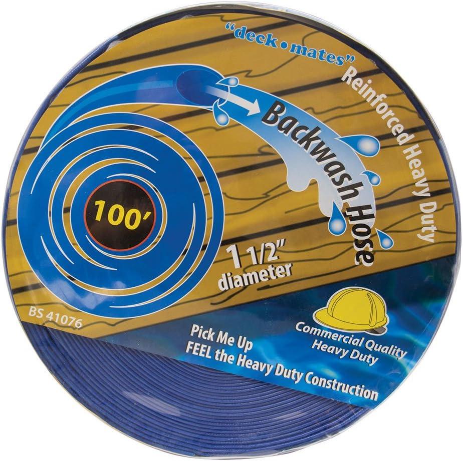 Blue Torrent BS 41076 Commercial Backwash Hose for Swimming Pools (1.5 in. x 100 ft.)