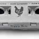 250 Egg Cartons- Bulk Value Bundle- Adorable Printed Design for Farm Fresh Eggs, Recycled Paper Cardboard, Sturdy & Reusable, Holds up to XL Chicken Eggs (Locally Laid Hen)