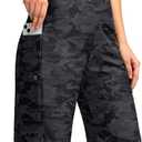 G Gradual Women's 9" Long Swim Board Shorts with Pockets High Waisted Knee Length Beach Swimming Shorts for Women with Liner Size L