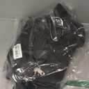 Large Capacity Foldable Travel Bag Expandable Portable Carry on Bag Dry&Wet Separation Sports Duffel Bags (Black)