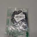 MOZEAT LENS 20 Pack 1/4-20 Knob 6 Star Knobs 1/4 Inch 20 Female Threaded Hexagon Head Thru Knob Clamping Knobs Jig Knobs T Track Bolts, Black