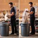 Plasticplace 20-30 Gallon Trash Bags 1.5 Mil Clear Heavy Duty Garbage Can Liners 100 Count (Pack of 1)