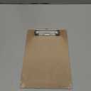 6 x 9 Clipboards Bulk, 32 Pack Small Clip Board, A5 Letter Size Wooden Hardboard Kids Clipboard Pack for Classroom, Party, Home, Brown