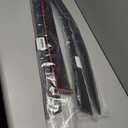 2022-2026 Tape-on Rain Guards for Toyota Corolla Cross Side Window Deflector Visors L LE XLE Hybrid S SE XSE Durable Tinted Vent Shade 2023 2024 2025