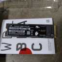 WD_BLACK SN850X 4TB NVMe SSD - M.2 2280, Up to 7,300 MB/s Read speeds, Up to 6,300 MB/s write speeds, Gaming Expansion, High Performance Internal Solid State Drive - WDS400T2X0E