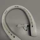 FrSara Neck Fan, Portable Personal Fan Strong Wind, 4000mAh, Air Volume,360 Cooling, No Hair Twisting, Air Volume On 2 Sides, Non-Slip, Quick Charge, Long Use Time, Birthday Gift for Women, Dad, Men (White)