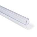 1Pack 35,5"L Frameless Glass Shower Door Bottom Seal Strip Waterproof Seal for 6mm 8mm 10mm Glass Thickness (for 1/4"(6mm) Thick Glass)