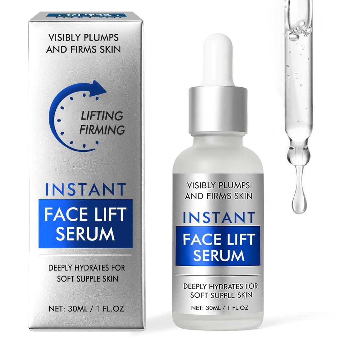 Instant Face Lift Serum,Instant Face Lift Cream for Visibly Lifts & Tightens Skin, Smooths Fine Lines & Wrinkles, Anti-Aging Treatment for All Skin Types, 1 Fl Oz33