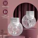 Momcozy Hands-Free Breast Pump S12 Pro, Wearable & Portable Pump with Soft DoubleFit Flange, 3 Modes | 9 Levels Double Electric Pump, Smart Display, 24mm, 2 Pack, Gray Color