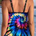 Womens Flowy Tankini Tops Only - Modest Bathing Suit Loose Fit Swimsuit Swim Tops No Bottom 2025  (M)