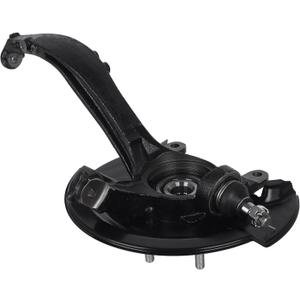 PAROD Front Left Steering Knuckle Assembly Wheel Hub Bearing Fit for 2003 2004 2005 2006 2007 Honda Accord 2.4L L4; Automatic Trans, Driver Side, Reaplce for LK073 698401